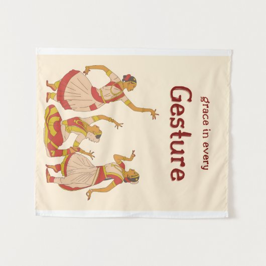 die Sprache der Gnade Wandteppich (Vorderseite (Horizontal))