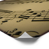 Die Sprache der Musik Poster (Ecke)