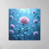 „Die Sprache der Rose – Symbol der Liebe“ Leinwanddruck (Vorderseite)