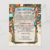 Die Sprache des Lichts - doodle Kunst Ankündigungspostkarte (Vorderseite)