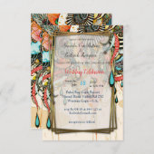 Die Sprache des Lichts - doodle Kunst Dankeskarte (Vorne/Hinten)