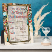 Die Sprache des Lichts - doodle Kunst Fotoplatte (Seite)