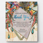 Die Sprache des Lichts - doodle Kunst Fotoplatte (Vorderseite)