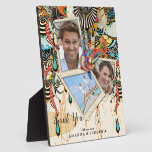 Die Sprache des Lichts - doodle Kunst Fotoplatte