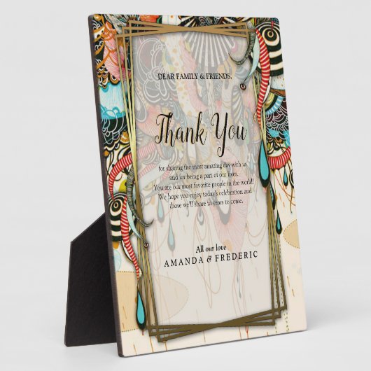 Die Sprache des Lichts - doodle Kunst Fotoplatte (Seite)