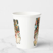 Die Sprache des Lichts - doodle Kunst Pappbecher (Rechts)