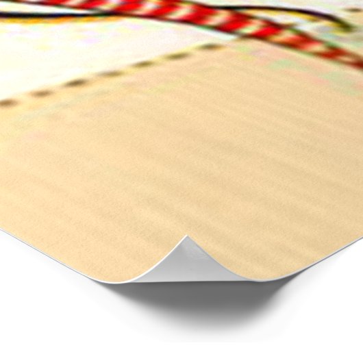 Die Sprache des Lichts - doodle Kunst Poster (Ecke)