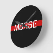 Die Sprache des Schweigens - MEHR Runde Wanduhr (Winkel)