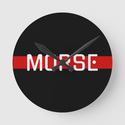 Die Sprache des Schweigens - MEHR Runde Wanduhr (Vorderseite)