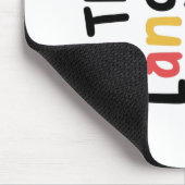 Die Sprache Maestro Mousepad (Ecke)