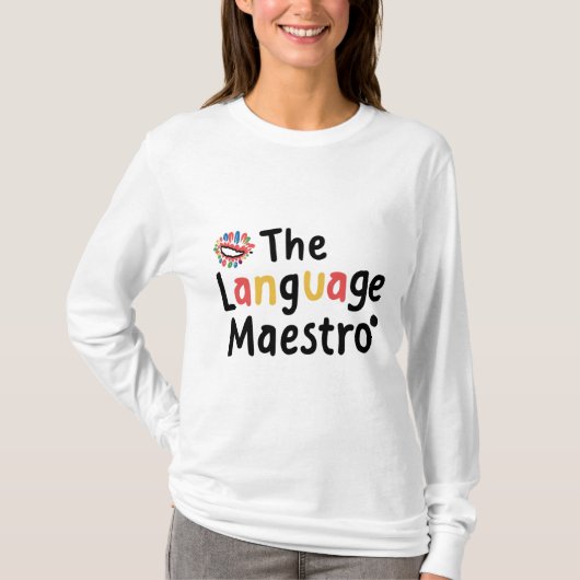 Die Sprache Maestro T-Shirt (Vorderseite)
