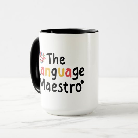 Die Sprache Maestro Tasse (Vorderseite Links)