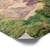 Die Sprachenstreams in der Cordellera, Chile Poster (Ecke)