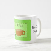 Die Sprichwort-Größe des sonnigen Kaffees spielt e Kaffeetasse (VorderseiteRechts)