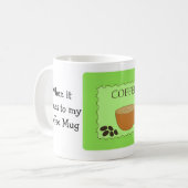 Die Sprichwort-Größe des sonnigen Kaffees spielt e Kaffeetasse (Vorderseite Links)