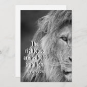 Die Sprichwörter 28:1 Rechtschaffene sind fett wie (Vorne/Hinten)