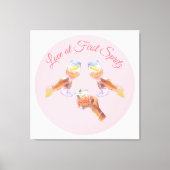 Die Spritz Squad | Aperol Junggeselinnen-Abschied Leinwanddruck (Vorderseite)