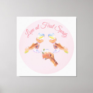 Die Spritz Squad   Aperol-Junggesellinnenabschied- Leinwanddruck