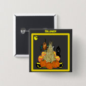 Die Spuk Cornstalk - Button (Vorne & Hinten)