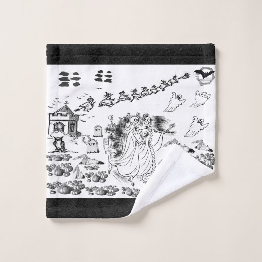 Die Spuk Zeremonie Badhandtuch Set (Waschlappen)