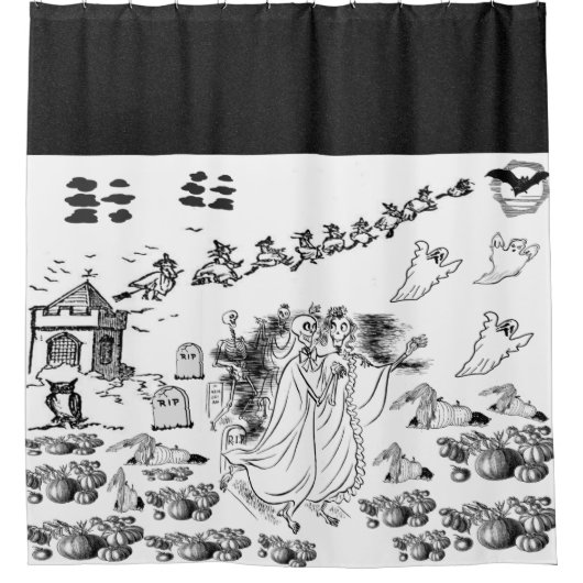 Die Spuk Zeremonie Duschvorhang (Vorderseite)