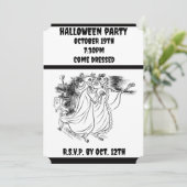 Die Spuk Zeremonie - Einladung (Stehend Vorderseite)