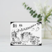 Die Spuk Zeremonie - Feiertagspostkarte (Stehend Vorderseite)