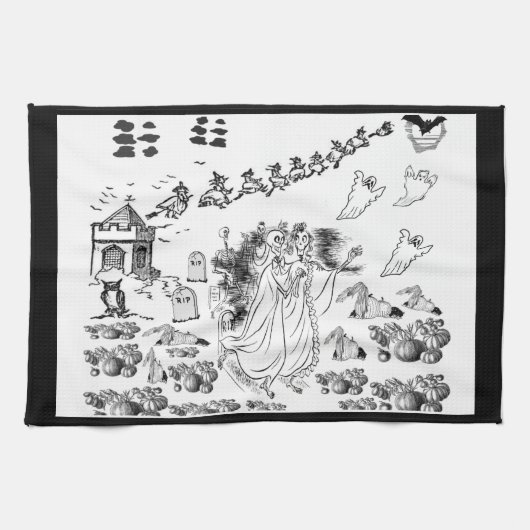 Die Spuk Zeremonie - Geschirrtuch (Horizontal)