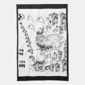 Die Spuk Zeremonie - Geschirrtuch (Vertikal)