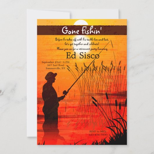 Die Spulen-Sache-Einladung Einladung (Vorderseite)