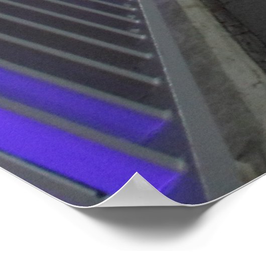 Die Squinty Bridge, Glasgow Poster (Ecke)