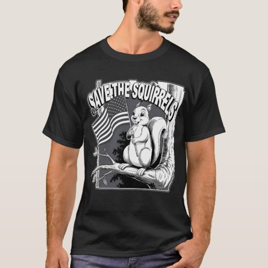 DIE SQUIRRELS gerettet und Haustiere alleine verla T-Shirt (Vorderseite)