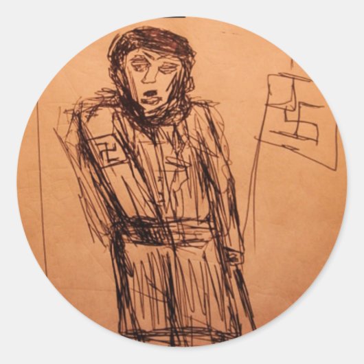 DIE SS RUNDER AUFKLEBER (Vorderseite)