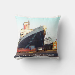 Die SS United States Ocean Liner Kissen