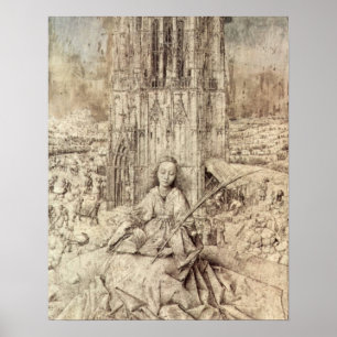 Die St. Barbara bis Januar van Eyck Poster