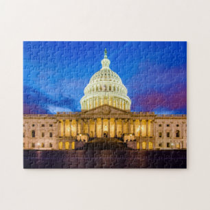 Die Staat-Hauptstadt an der blauen Stunde Puzzle