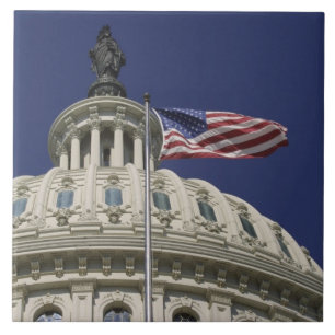 Die Staat-Hauptstadt, Washington, DC Fliese