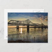 Die Staat-Linie Postkarte (Vorne/Hinten)