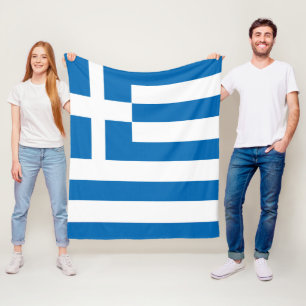 Die Staatsflagge von Griechenland-Medium Fleecedecke