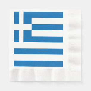 Die Staatsflagge von Griechenland Serviette