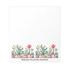 Die stacheligen Momente verkraften Notizblock