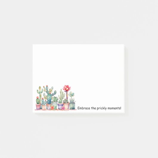 Die stacheligen Momente verkraften Post-it Klebezettel (Vorderseite)
