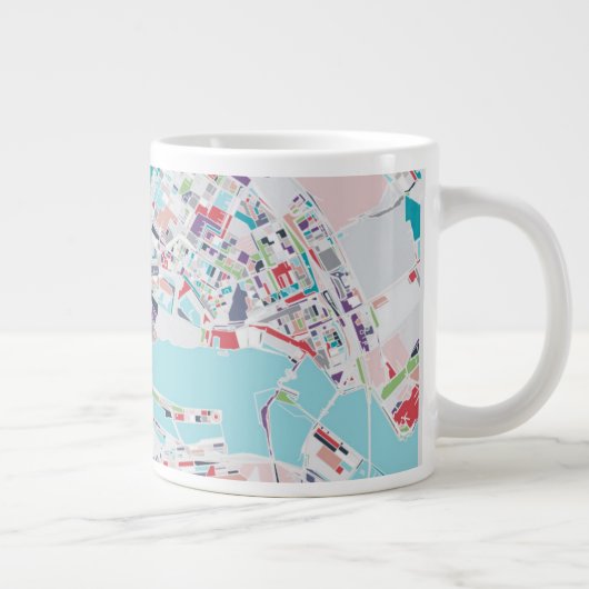 Die Stadt Amsterdam Jumbo-Tasse (Rechts)