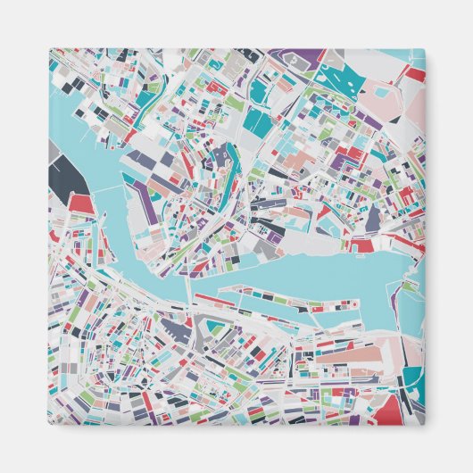 Die Stadt Amsterdam Magnet (Vorne)