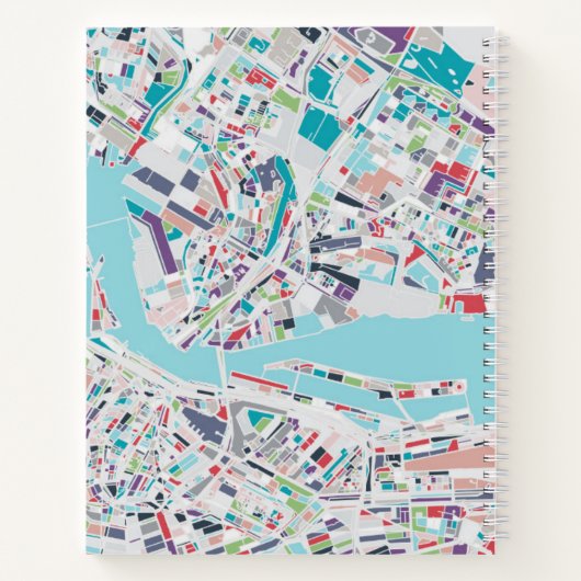 Die Stadt Amsterdam Notizblock (Rückseite)