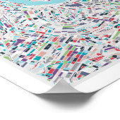 Die Stadt Amsterdam Poster (Ecke)