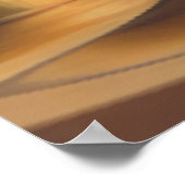 Die Stadt auf einem Alien-Planeten | AI Art Poster (Ecke)