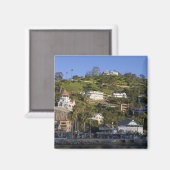 Die Stadt Avalon auf der katalanischen Insel, Magnet (Vorderseite/Rückseite)