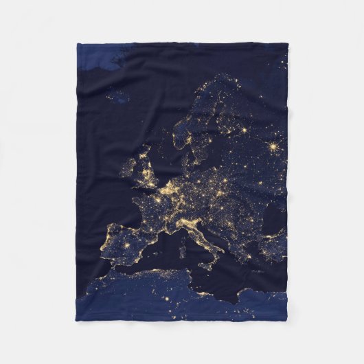 Die Stadt blickt in mehreren europäischen und nord Fleecedecke (Vorderseite)