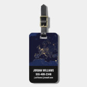 Die Stadt blickt in mehreren europäischen und nord Gepäckanhänger (Vorderseite vertikal)